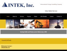 Tablet Screenshot of inteki.com